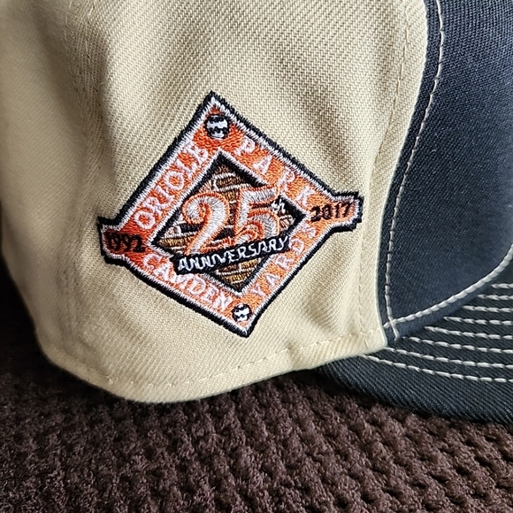 Sz 7 1/2 New Era 59Fifty Baltimore Orioles 25th Anniversary Camden Yards Hat - Picture 2 of 6